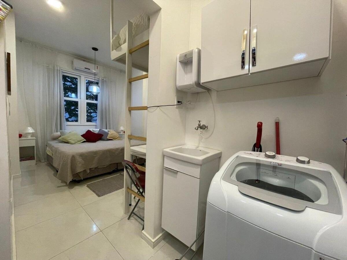 Studio Na Quadra Da Praia De Copacabana ริโอเดจาเนโร ภายนอก รูปภาพ