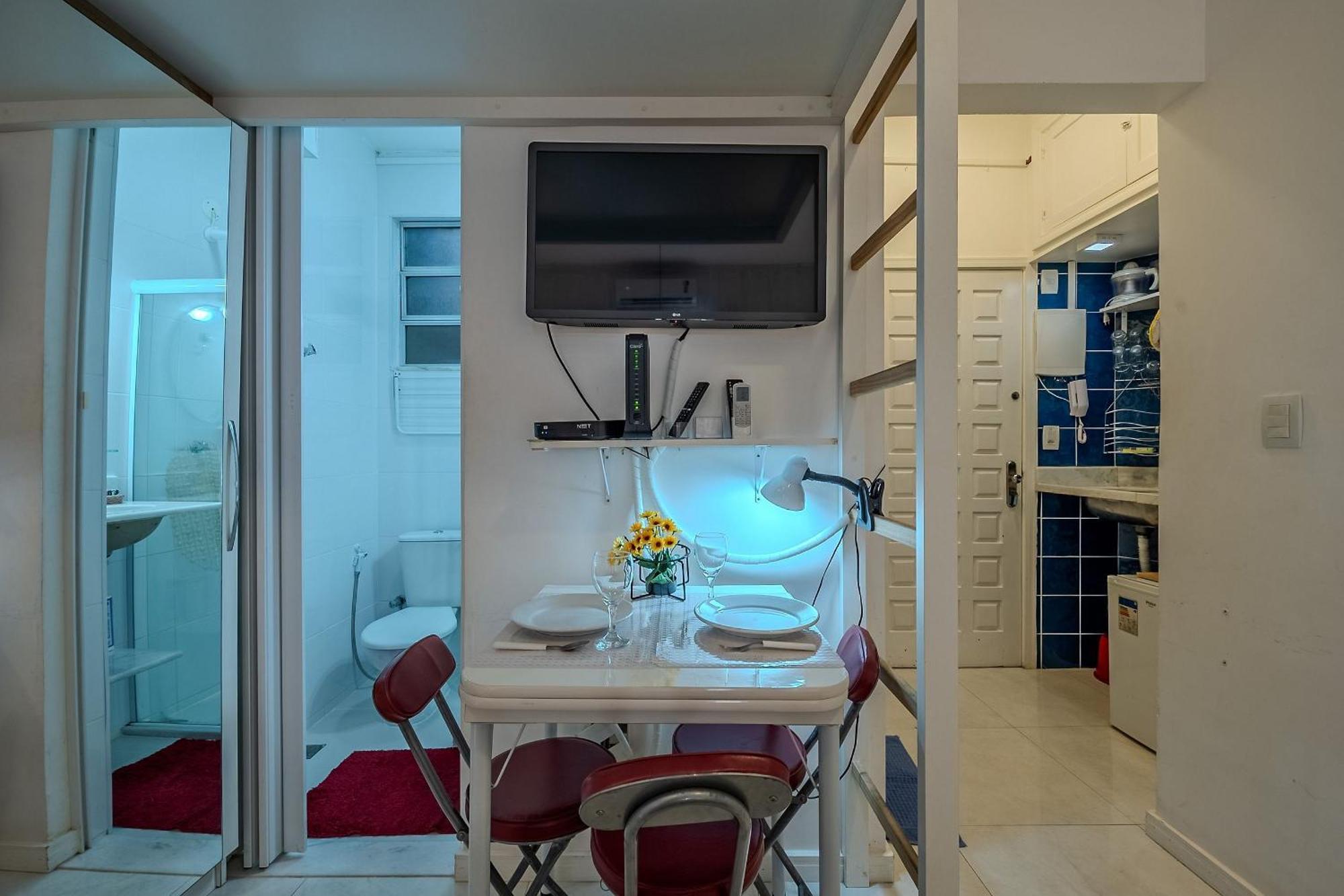 Studio Na Quadra Da Praia De Copacabana ริโอเดจาเนโร ภายนอก รูปภาพ