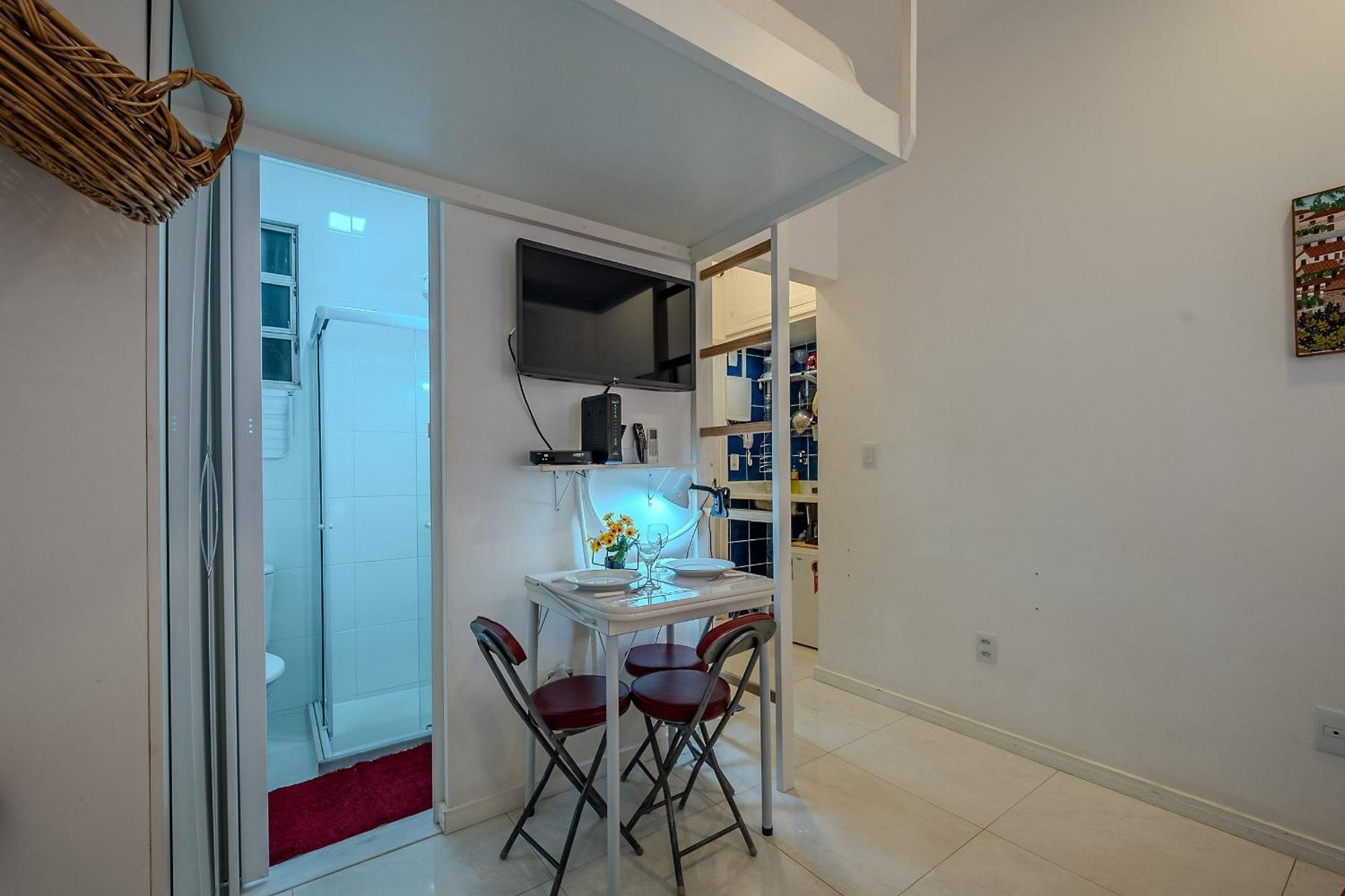 Studio Na Quadra Da Praia De Copacabana ริโอเดจาเนโร ภายนอก รูปภาพ