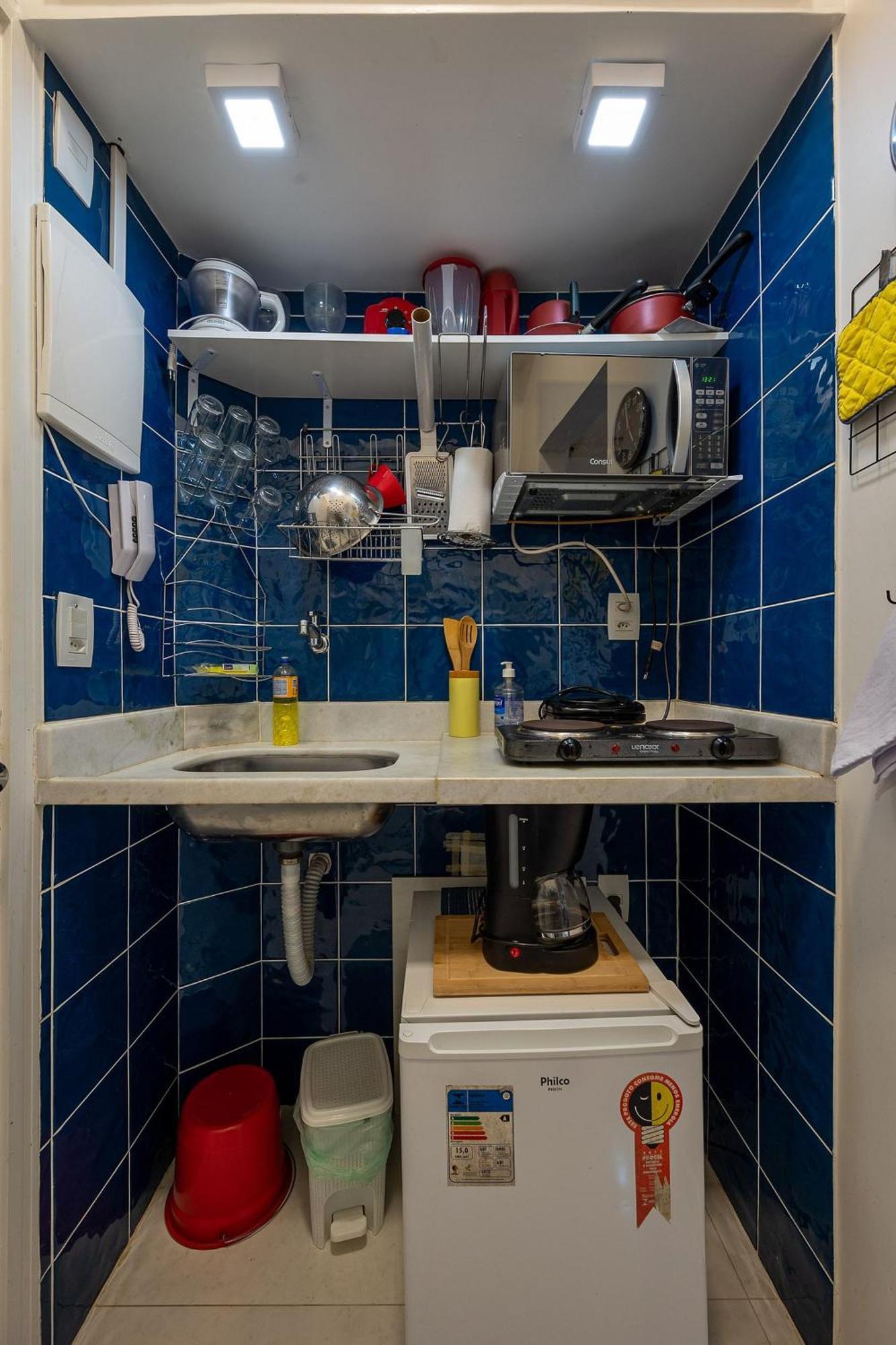 Studio Na Quadra Da Praia De Copacabana ริโอเดจาเนโร ภายนอก รูปภาพ